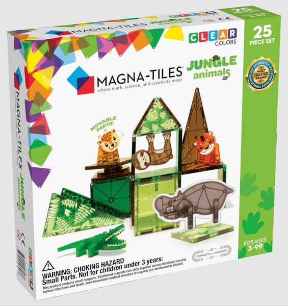 Magna-Tiles Jungle Animals 25-Piece Set