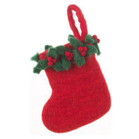 Handmade Felt Mini Christmas Stocking
