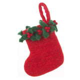 Handmade Felt Mini Christmas Stocking