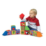 Melissa & Doug Match & Build Soft Blocks