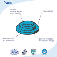 Pura Stainless Kiki Silicone Sealing Disks, 3 Pack