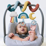 Itzy Ritzy Itzy Bitzy Spiral Car Seat Activity Toy - Rainbow