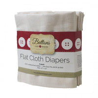 Buttons Flat Cloth Diapers