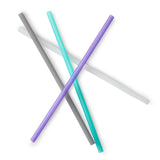 GoSili Reusable Silicone Straws, Extra Long/Wide