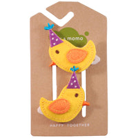 Lily & Momo Party Hat Chicks Hair Clips