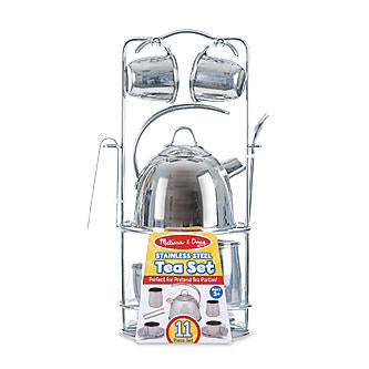 Melissa & Doug Stainless Steel Tea Set