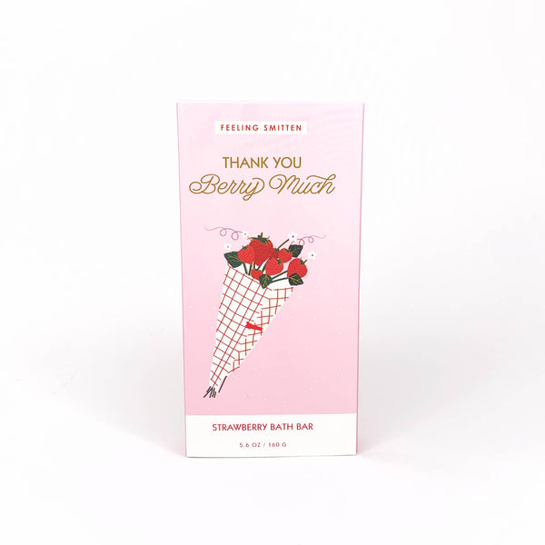 Feeling Smitten Thank You Berry Much Rainbow Bath Bomb Bar