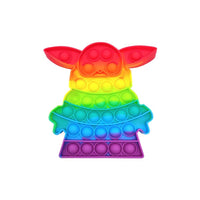Rainbow Alien Fidget Popper
