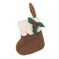 Handmade Felt Mini Christmas Stocking