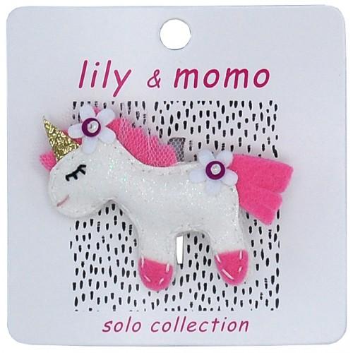 Lily & Momo Come Fly With Me Unicorn Hair Clip