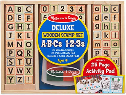 Melissa & Doug Deluxe ABCs & 123s Stamps