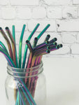 Olsen+Olsen Stainless Steel Curved Rainbow Straws