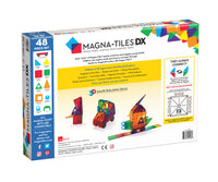 Magna-Tiles DX Clear Colors Deluxe 48-Piece Set