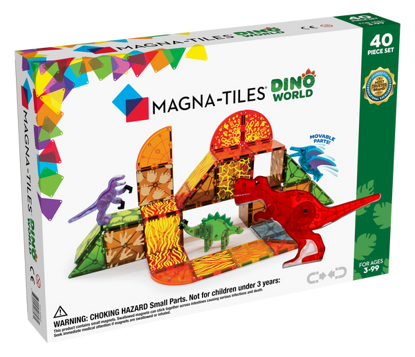 Magna-Tiles Dino World 40-Piece Set
