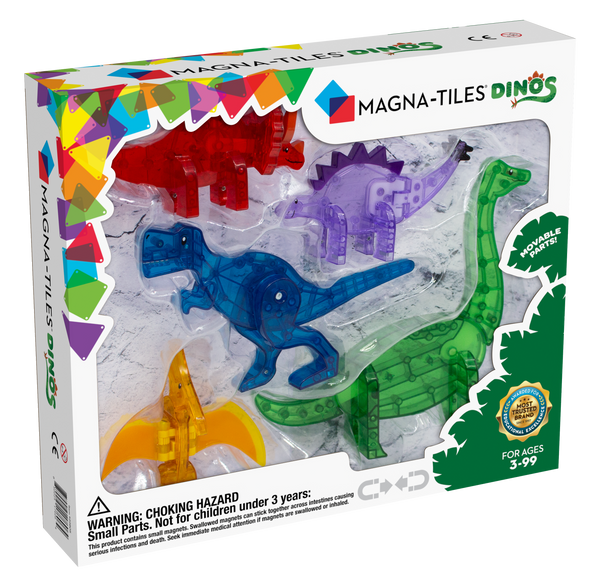 Magna-Tiles Dinos 5-Piece Set
