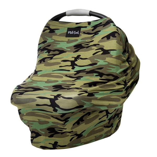 Milk *FINAL SALE* Snob 5-in-1 Multifunctional Carseat Cover - Camo