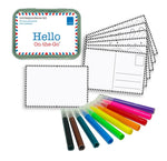 Kittd Hello On-The-Go Travel Toy Postcard Play Set