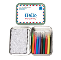 Kittd Hello On-The-Go Travel Toy Postcard Play Set