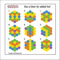 BeginAgain Hexagon Matching Puzzle