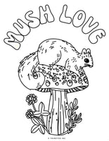 Hot Squirrel Summer Coloring Sheets