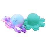 Poptastic Reversible Happy/Sad Octopus Popper Keychains