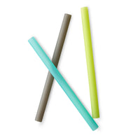 GoSili Reusable Silicone Straws, Extra Long/Wide
