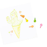Ooly Rainbow Scoops Stacking Erasable Crayons