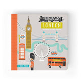 BabyLit 'All Aboard! London' Travel Primer Board Book