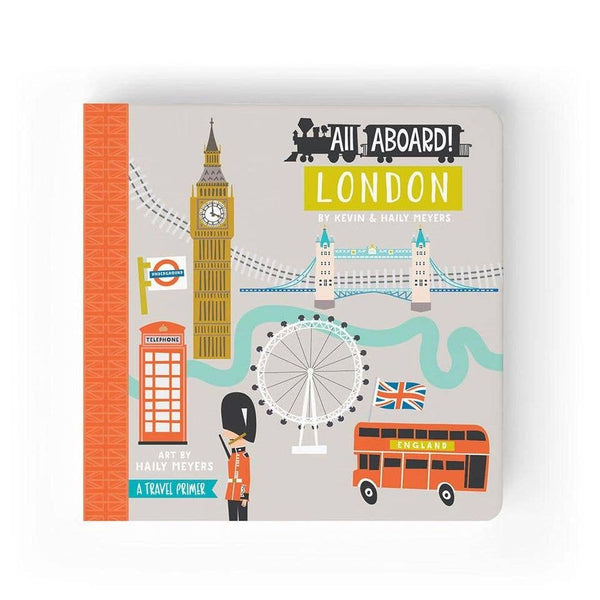 BabyLit 'All Aboard! London' Travel Primer Board Book