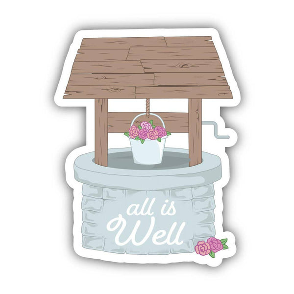 Big Moods 'All Is Well' Vinyl Sticker
