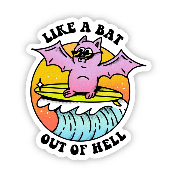 Big Moods 'Like A Bat Out of Hell' Vinyl Sticker
