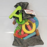 BeginAgain Jumbo 3" Wooden Letters in Carrying Bag