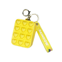 *FINAL SALE* Fidget Popper Heart Wallet and Keychain