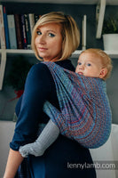 *FINAL SALE* Lenny Lamb Woven Baby Wrap - Big Love Sapphire