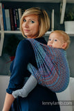 *FINAL SALE* Lenny Lamb Woven Baby Wrap - Big Love Sapphire