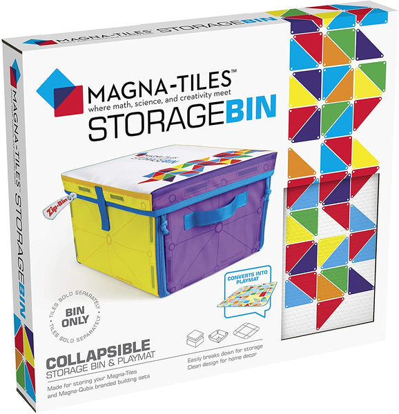 Magna-Tiles Storage Bin & Interactive Play Mat