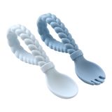 Itzy Ritzy Sweetie Spoons Silicone Spoon and Fork Set