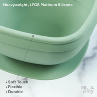 Re-Play 11oz Silicone Suction Bowl with Lid