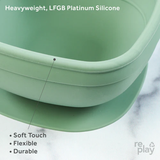 Re-Play 11oz Silicone Suction Bowl with Lid
