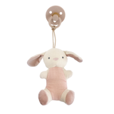 Itzy Ritzy Bitzy Pal Natural Rubber Pacifier & Lovey