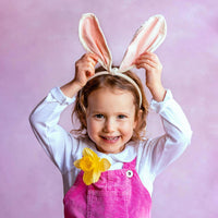 Fabric Bunny Ears Headband
