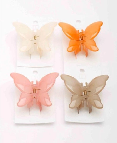 Butterfly Hair Claw Clips