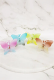 Dual Tone Butterfly Hair Claw Clips