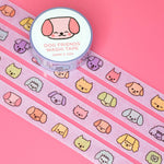 Robot Dance Battle Washi Tape - Rainbow Dog Friends