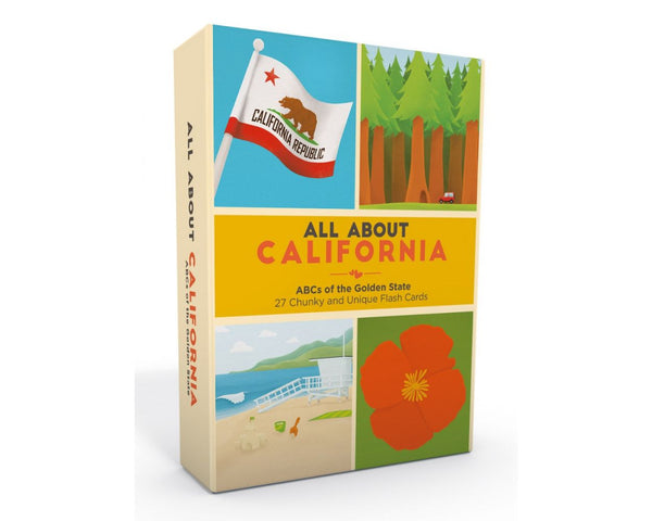 All About California Alphabet Flash Cards