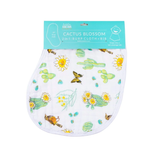 Little Hometown 2-in-1 Burp Cloth & Bib: Cactus Blossom