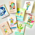Pink Cheeks Studios Galentine Cards