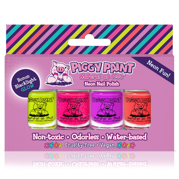 Piggy Paint Neon Blacklight Glow Box Set