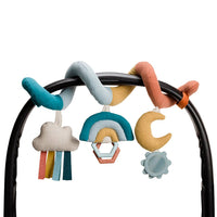 Itzy Ritzy Itzy Bitzy Spiral Car Seat Activity Toy - Rainbow