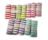 June & January Striped Change Pad Cover